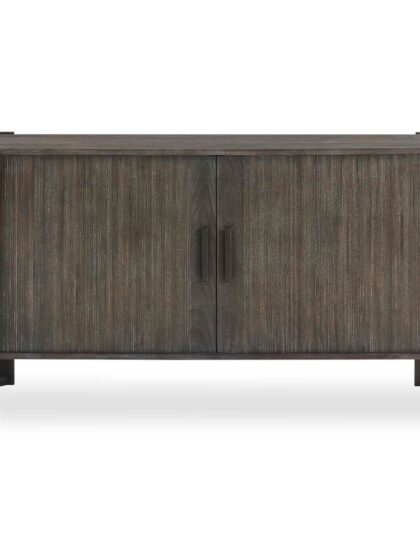 Uttermost Drury 2 Door Dark Gray Cabinet