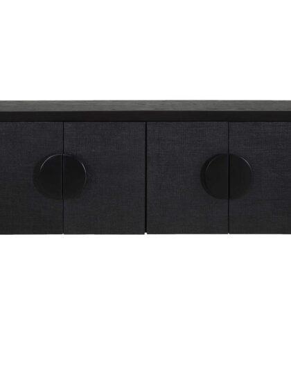 Uttermost Williams Black 4 Door Cabinet
