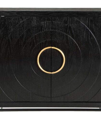 Uttermost Briseis Black 2 Door Cabinet