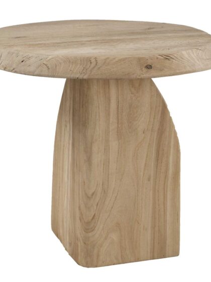 Uttermost Tiernan Reclaimed Oak Round Side Table