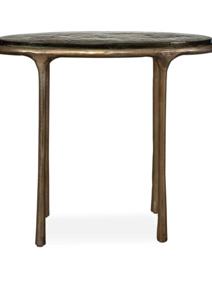 Uttermost Ata Oval Brass Accent Table