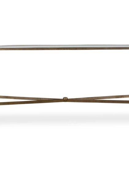Uttermost Amara Antique Brass Console Table