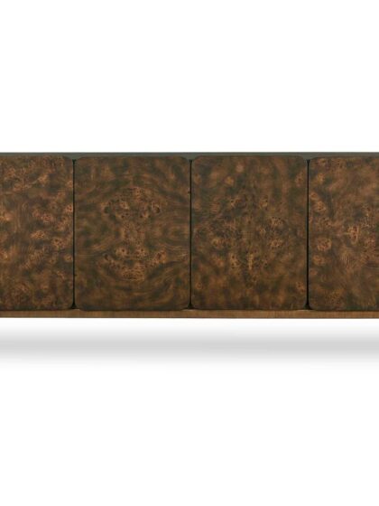 Uttermost Melbourne Mappa Burl 4 Door Cabinet