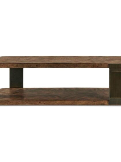 Uttermost Vance Mappa Burl Coffee Table