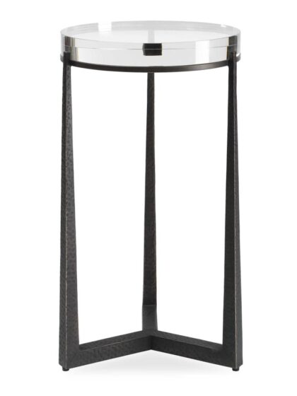 Uttermost Midas Dark Bronze Round Accent Table