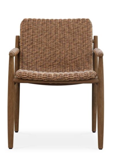 Uttermost Sumba Golden Flax Outdoor Dining Chair