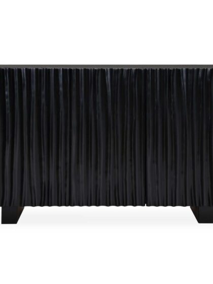 Uttermost Mercado Black 3 Door Cabinet
