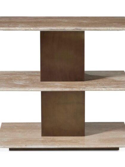 Uttermost Travertini 3 Tiered Accent Table