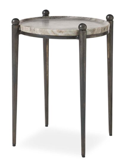 Uttermost Nahunta Dark Bronze Accent Table