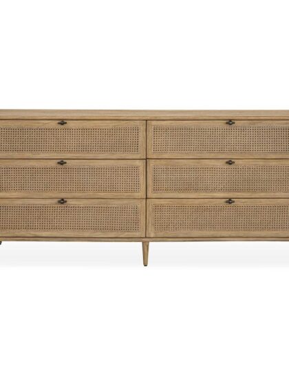 Uttermost Coast 6 Drawer Rattan Chest