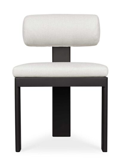 Uttermost Bolster Back White Outdoor Dining Chair