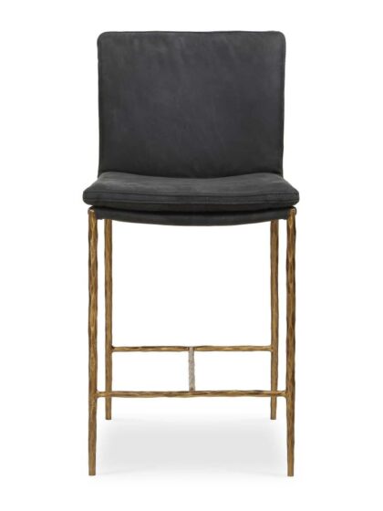 Uttermost Ascend Charcoal Counter Stool