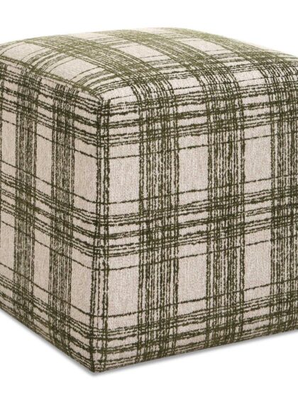 Uttermost Joie Ireland Plaid Ottoman