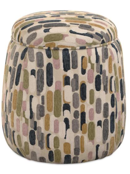 Uttermost Arem Upholstered Multi-Color Ottoman