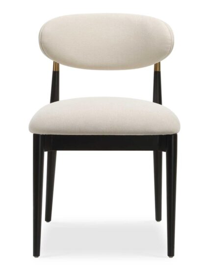 Uttermost Moxie Black Armless Dining Chair S/2