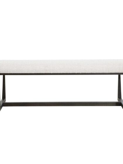 Uttermost Midas Black Long Bench