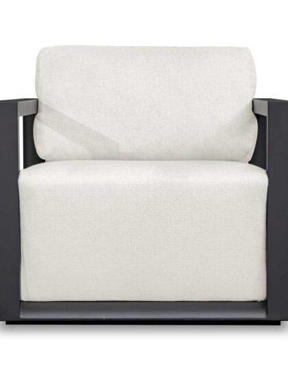 Uttermost Remsen Black/Oyster Outdoor Lounge Chair