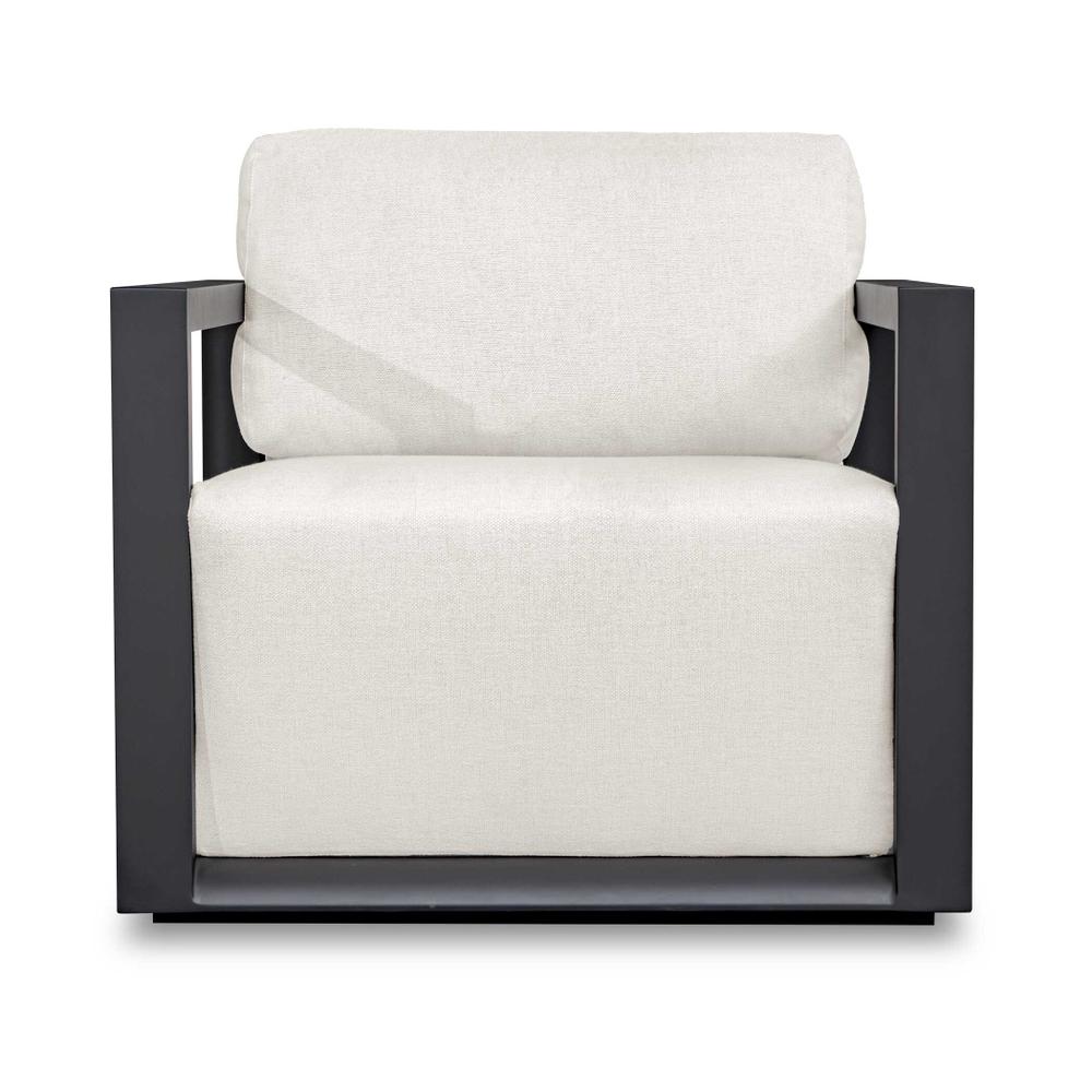Uttermost Remsen Black/Oyster Outdoor Lounge Chair