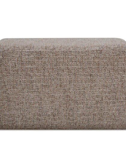 Uttermost Kelce Woven Checkered Ottoman