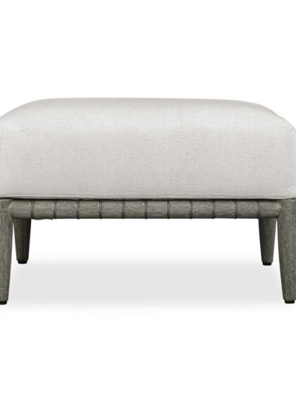 Uttermost Borneo White Cushion Outdoor Ottoman