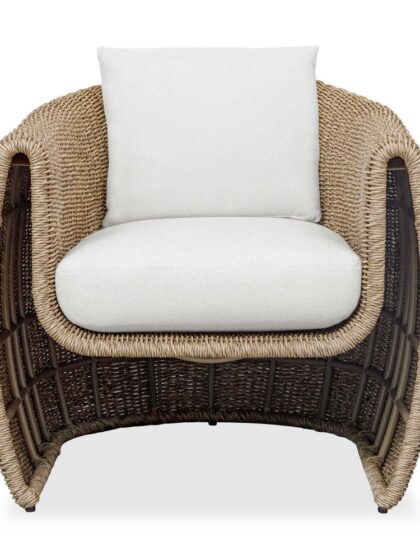 Uttermost Tropic Golden Flax Outdoor Lounge Chair