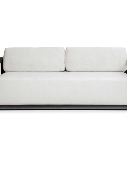 Uttermost Remsen Outdoor Black/Oyster Sofa