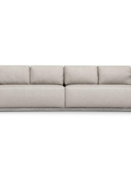 Uttermost Remsen Outdoor Weathered Gray/Dove Large Sofa