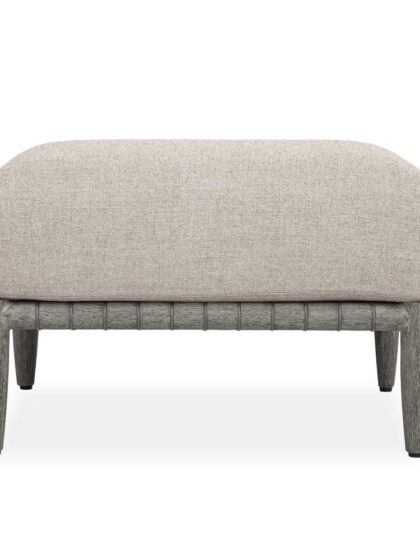 Uttermost Borneo Outdoor Dove Ottoman