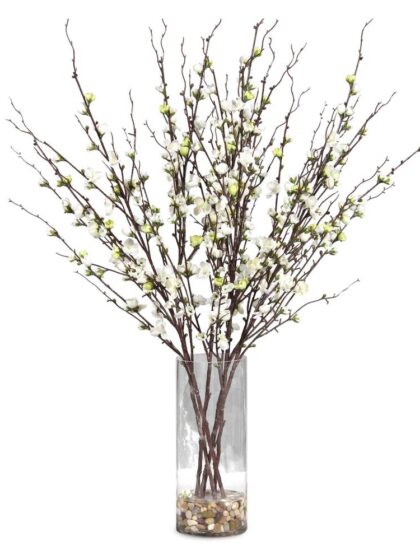 Uttermost Quince Blossoms Silk Centerpiece