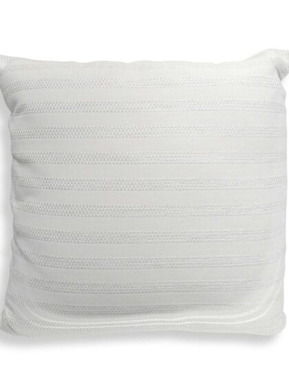 Uttermost Basket Stripe Ivory Outdoor Pillow