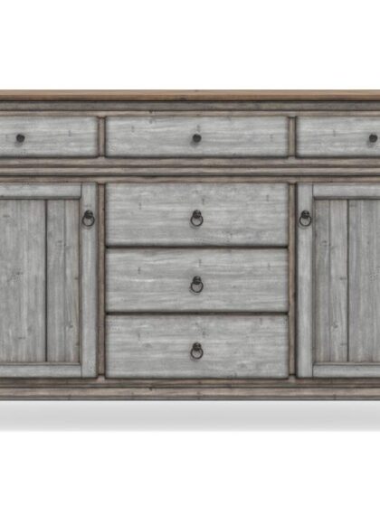 Plymouth Gray Buffet