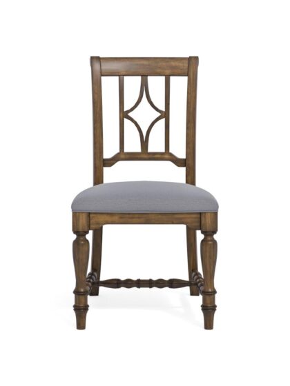 Plymouth Gray Pair of Upholstered Dining Chairs