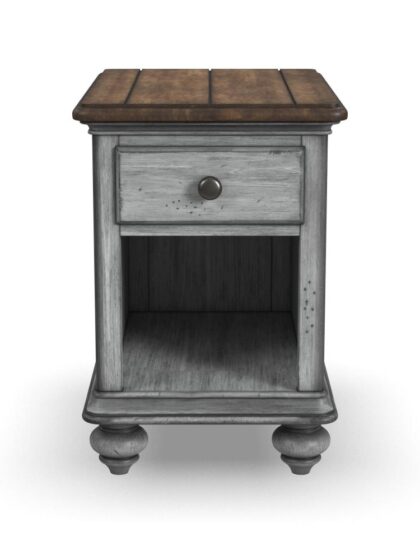 Plymouth Gray Chairside Table
